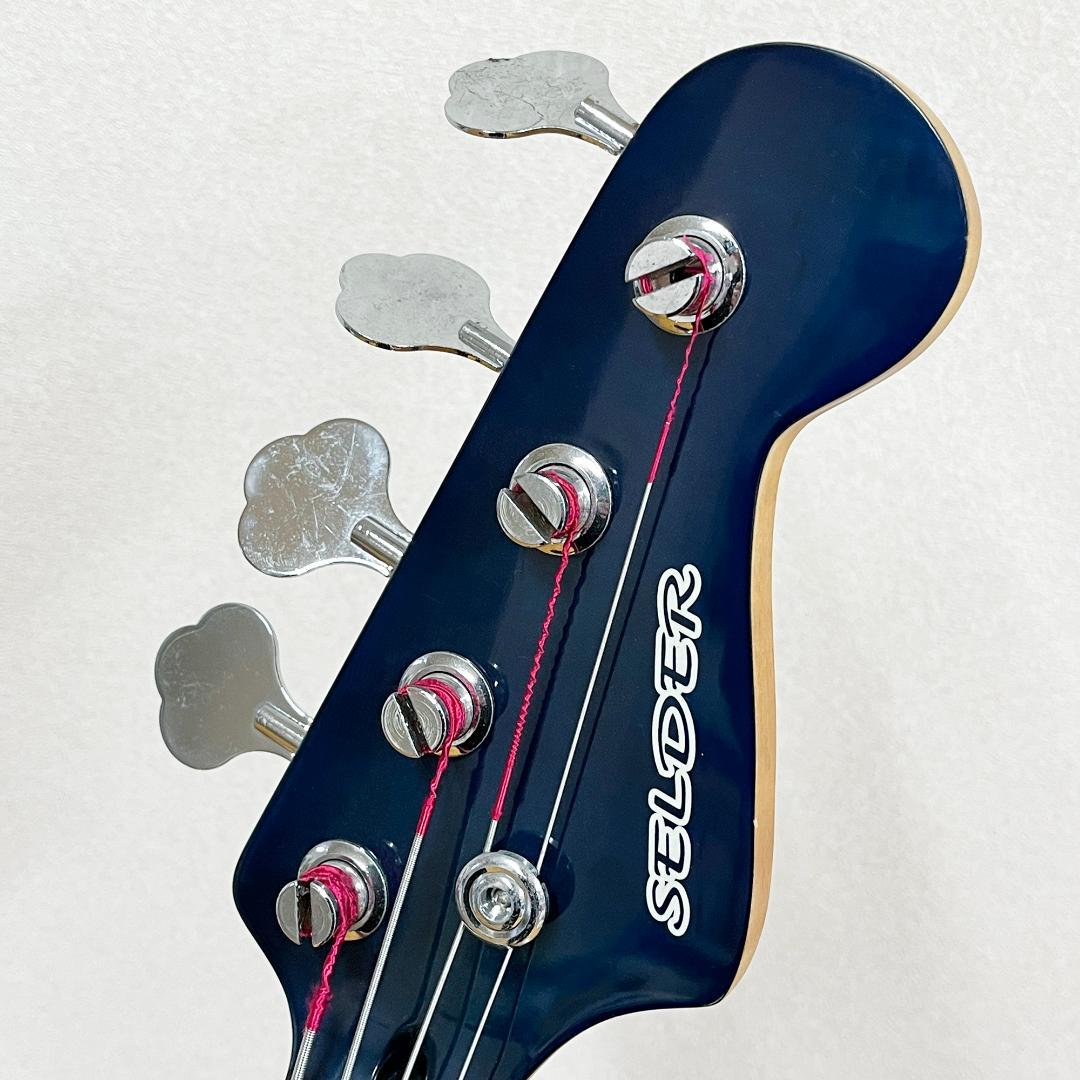 SELDER ジャズベースタイプ エレキベース 青 ネイビー