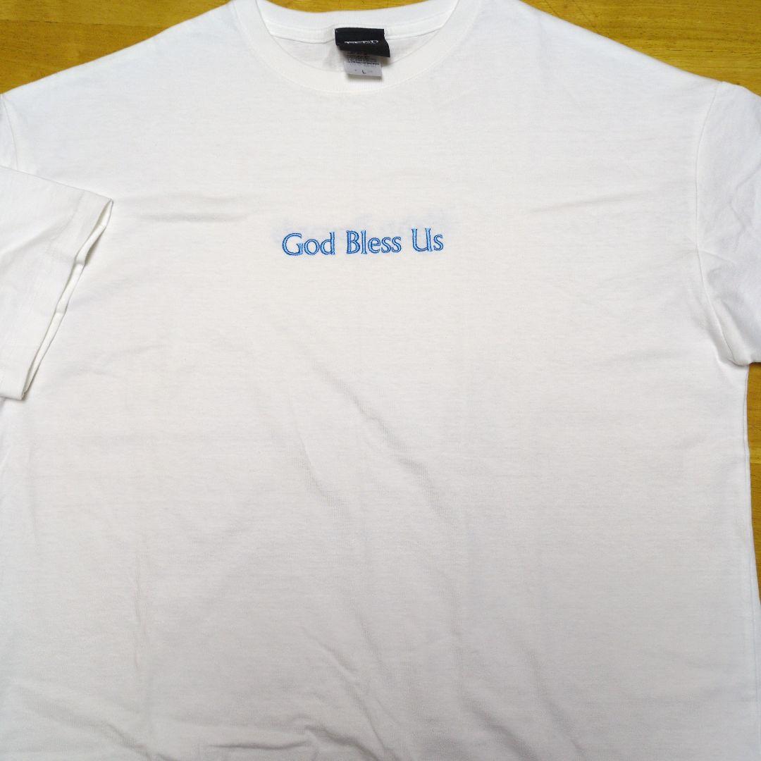 藤井風　God Bless Us 刺繍 Tシャツ Lサイズ ホワイト