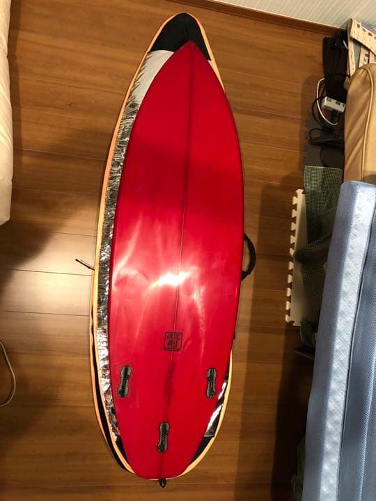 サーフボード（フルオーダーメイド）デッキパット、ハードケース付き