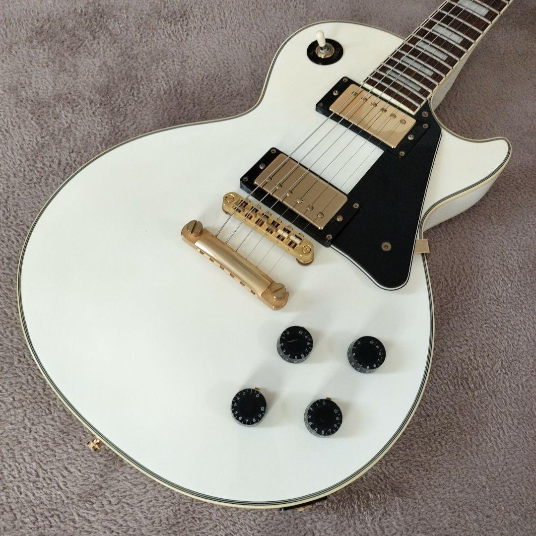 【美品】Blitz ブリッツ レスポールカスタム　クリームホワイト