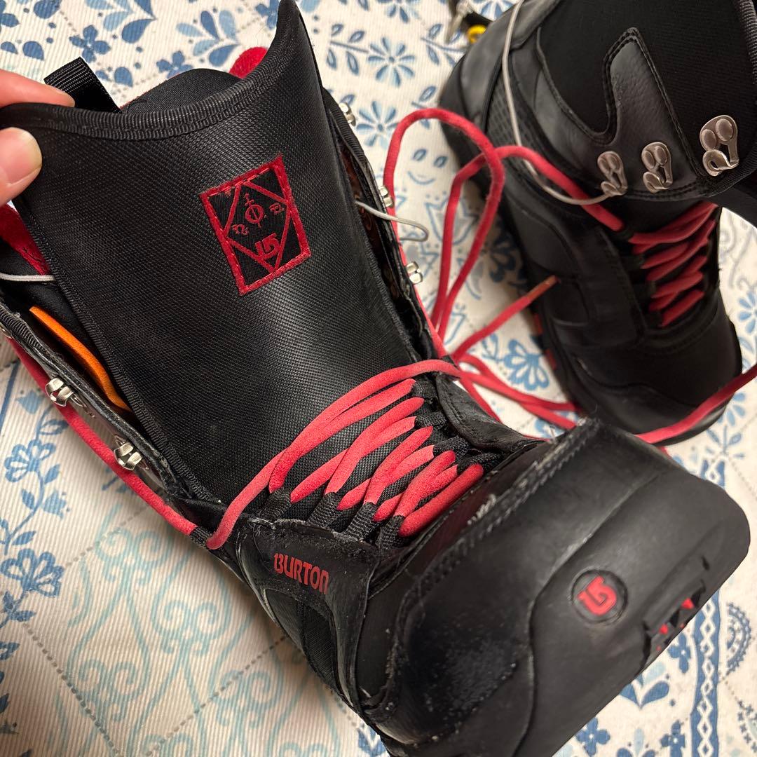 BURTON スノーボードブーツ ブラック/レッド　26.5