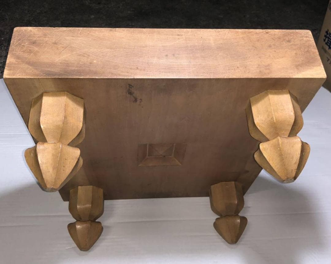 囲碁 碁盤・へそ有り・汚れキズあり、碁石 那智黒 蛤 はまぐり・かけ割れあり、