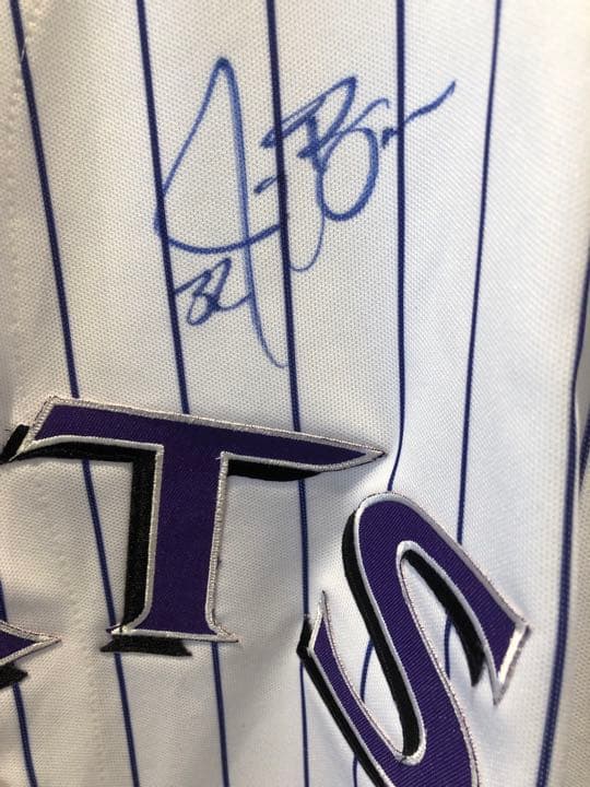 MLB ジェイ・ブルース　直筆サインユニフォーム