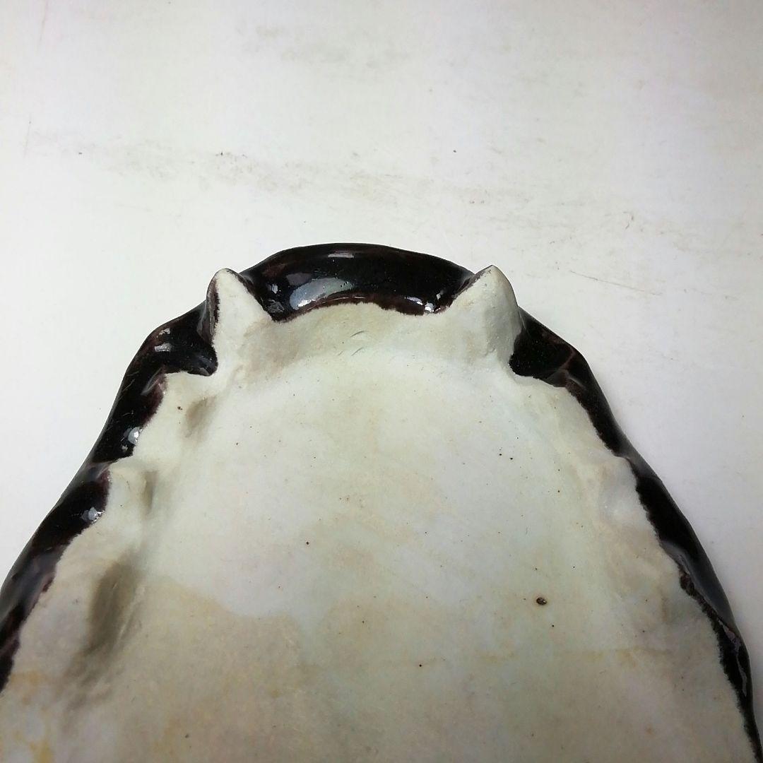 Ｓ７２５　香合　『獅子頭』『九谷焼』『朝倉文夫作』　共箱　茶道具