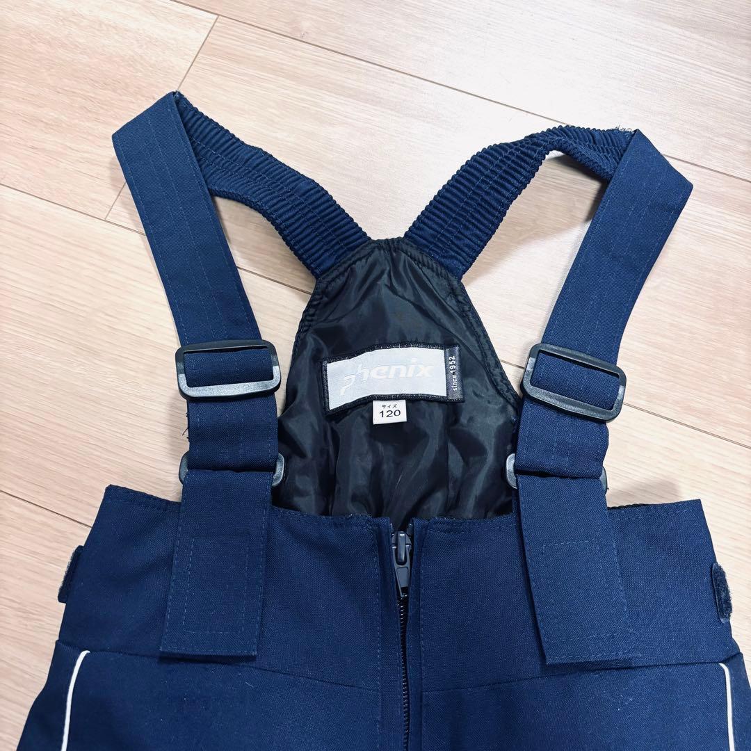 【極美品】フェニックス スキーウェア　ノルウェー キッズ　120 オレンジ　紺