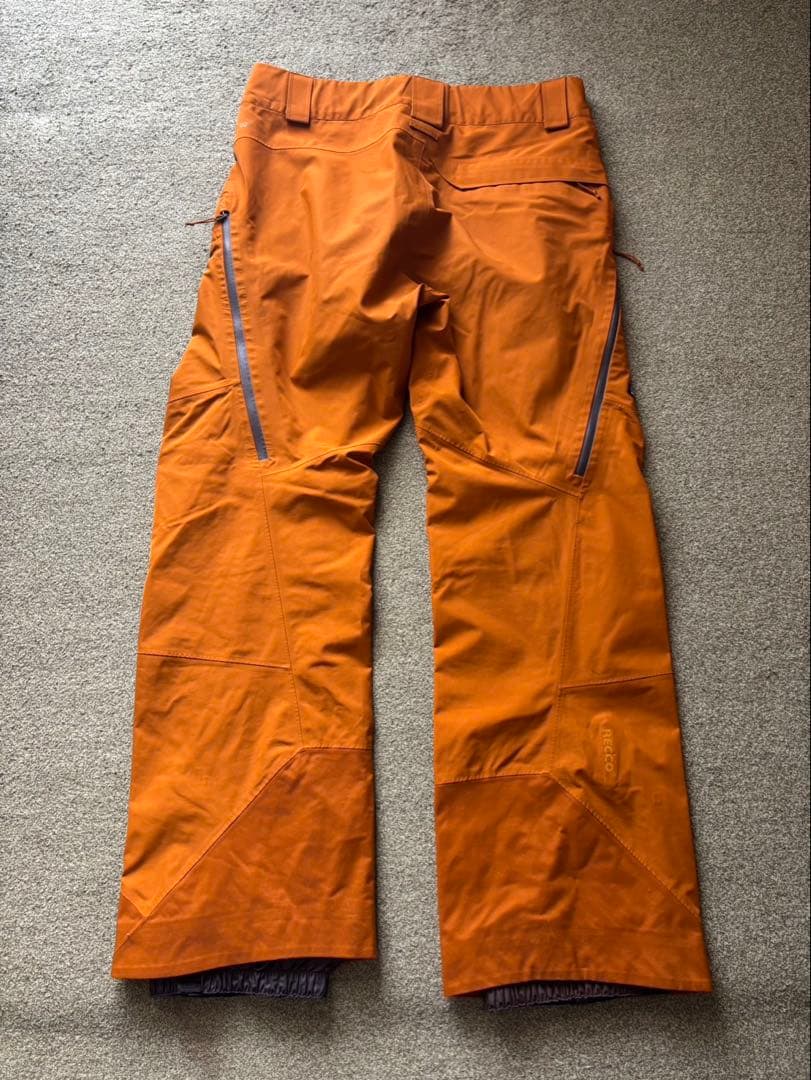 patagonia パウダーボウルパンツ Mサイズ オレンジ　明るい茶色