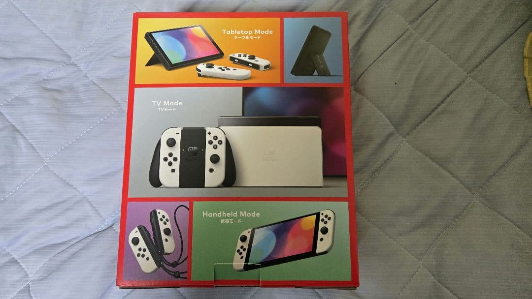 [極美品]Nintendo Switch 有機ELモデル ホワイト/ブラック