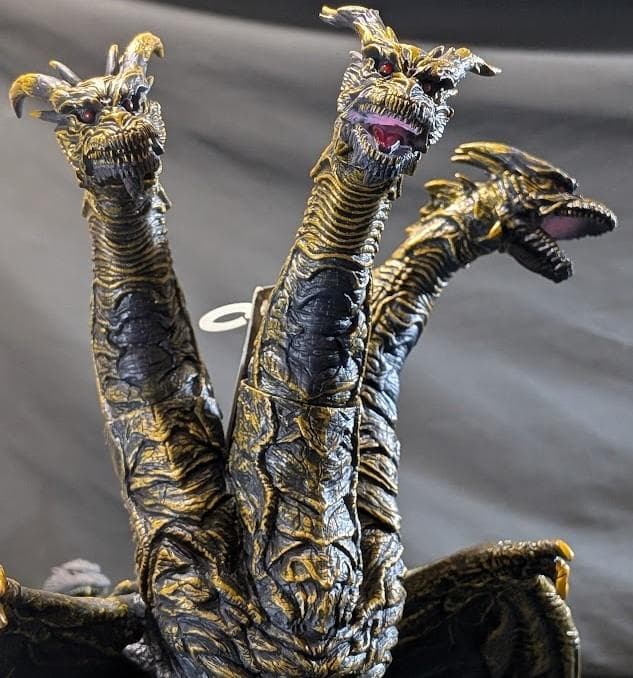 FINAL WARS カイザーギドラ＆ゴジラ（バンダイ）タグ付ソフビ２体セット