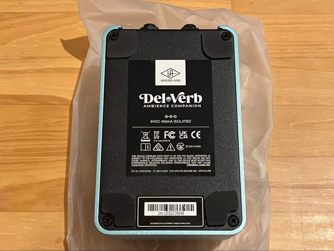 ギター UNIVERSAL AUDIO UAFX Del-Verb