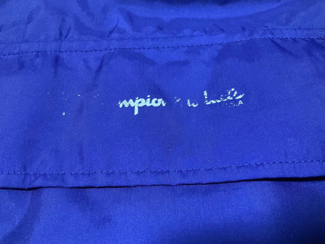 【レトロ】チャンピオンChampion ストライプナイロン上下セットL