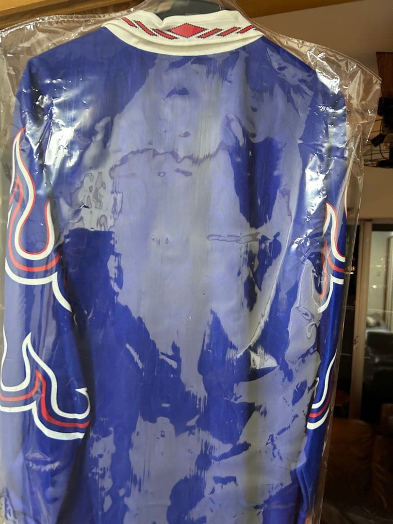 サッカー日本代表 1996-1997 PUMA製 炎　ユニフォーム　長袖　L