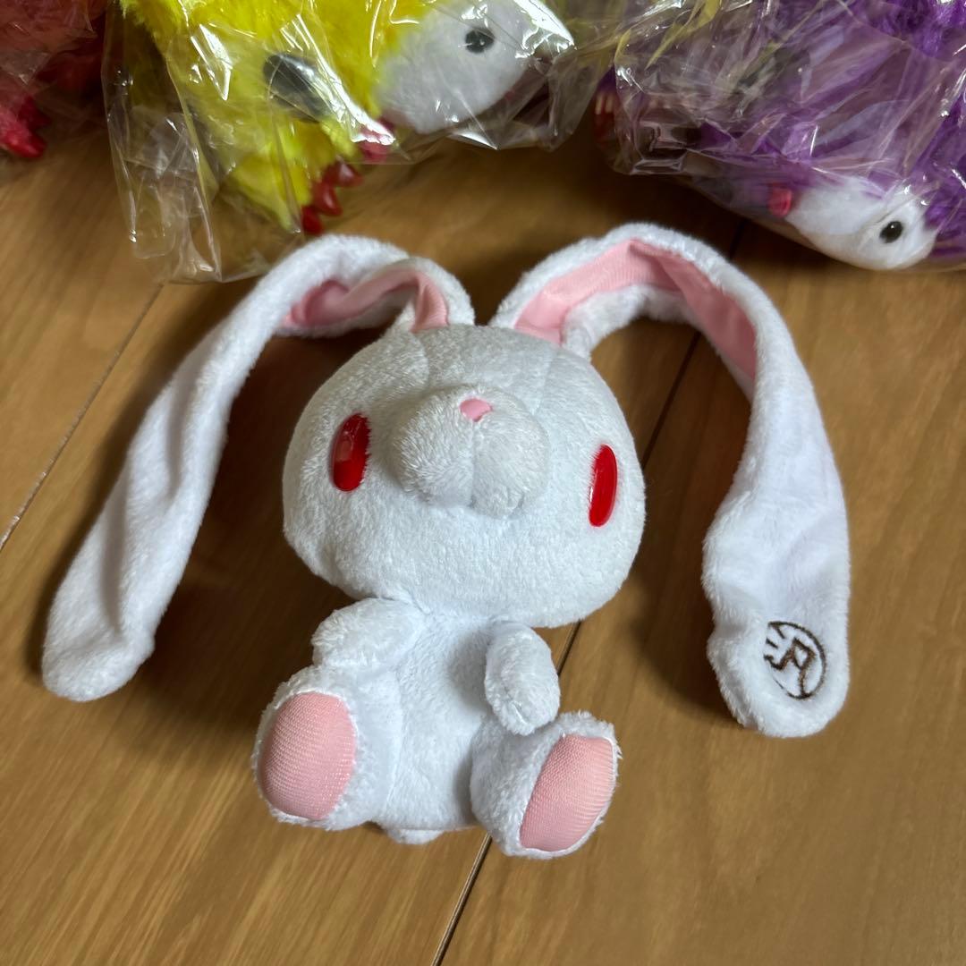 グルーミー ぬいぐるみ 見た目と手触り重視 にぎりこぶし　　汎用うさぎ 白