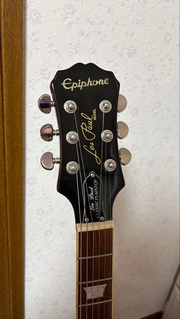 エピフォン　Epiphone レスポール classic plaintop 紫