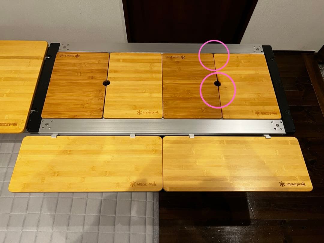 【中古】スノーピーク　IGTアイアングリルテーブルフレームロング　豪華フルセット