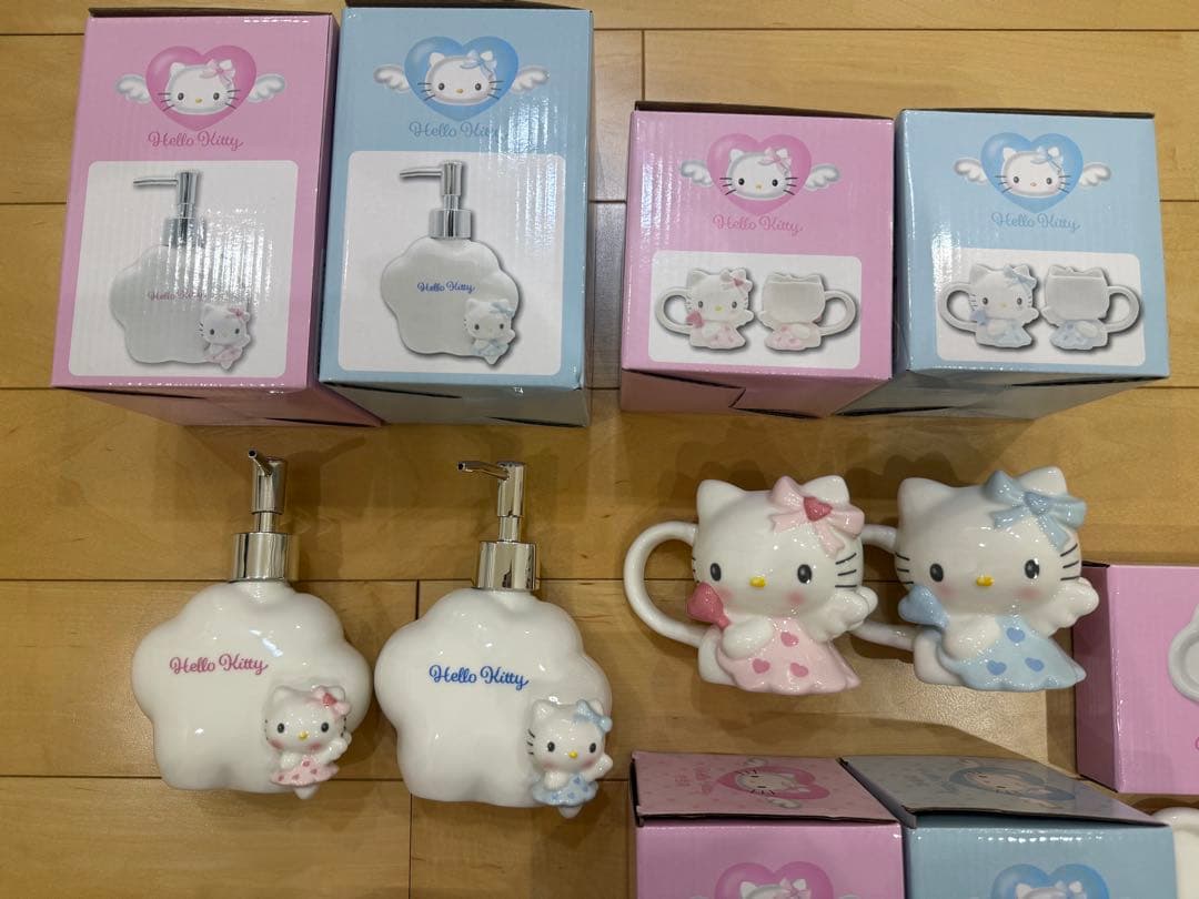 ハローキティ 小物セット 陶器製 エンジェル 10点セット