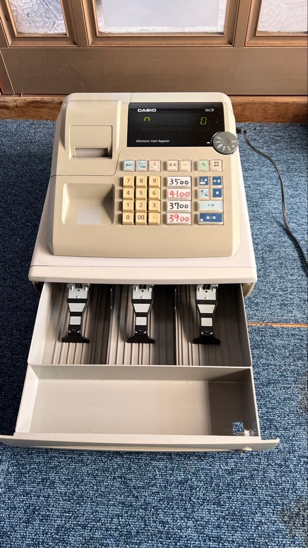 送料込! CASIO カシオレジスター 16CR