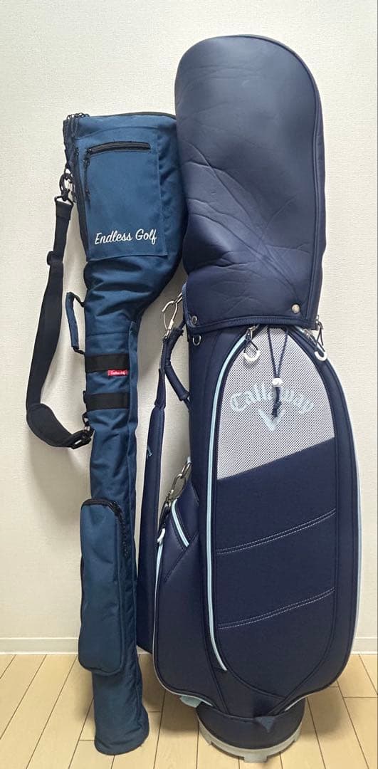 Callaway ネイビー キャディバッグ　ゴルフクラブセット