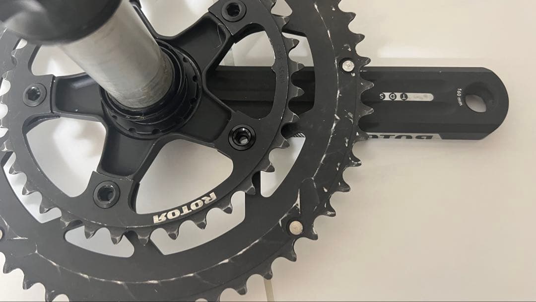 ロードバイク　クランク　160mm ローター　 ROTOR 3D+