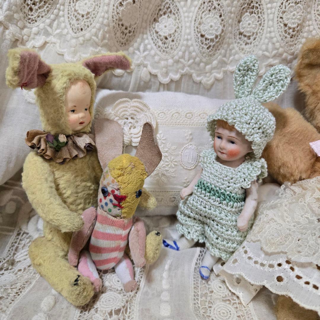 アンティーク ビスクドール ミニョネット