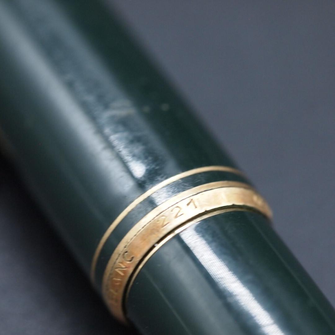 モンブラン 万年筆 ペン先 585刻印 14K グリーン ゴールド 筆記未確認
