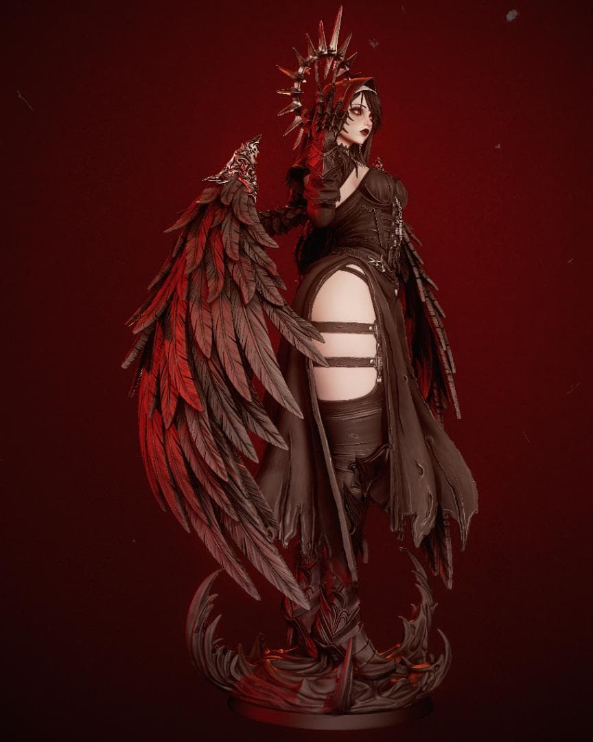 1/6 未塗装未組立 フィギュア ガレージキット 堕落した修道女 オリジナル