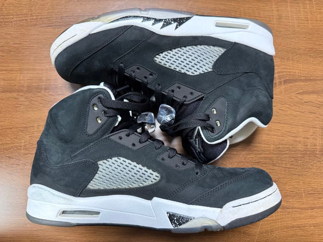 シューズ(男性用) NIKE AIR JORDAN 5 RETRO \"OREO\"