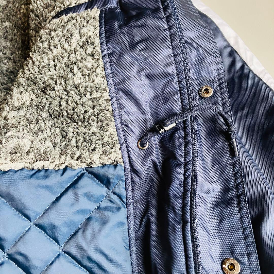 NIKE ナイキ　ベンチコート　ロングアウター　裏ボア　キルティング　刺繍　M