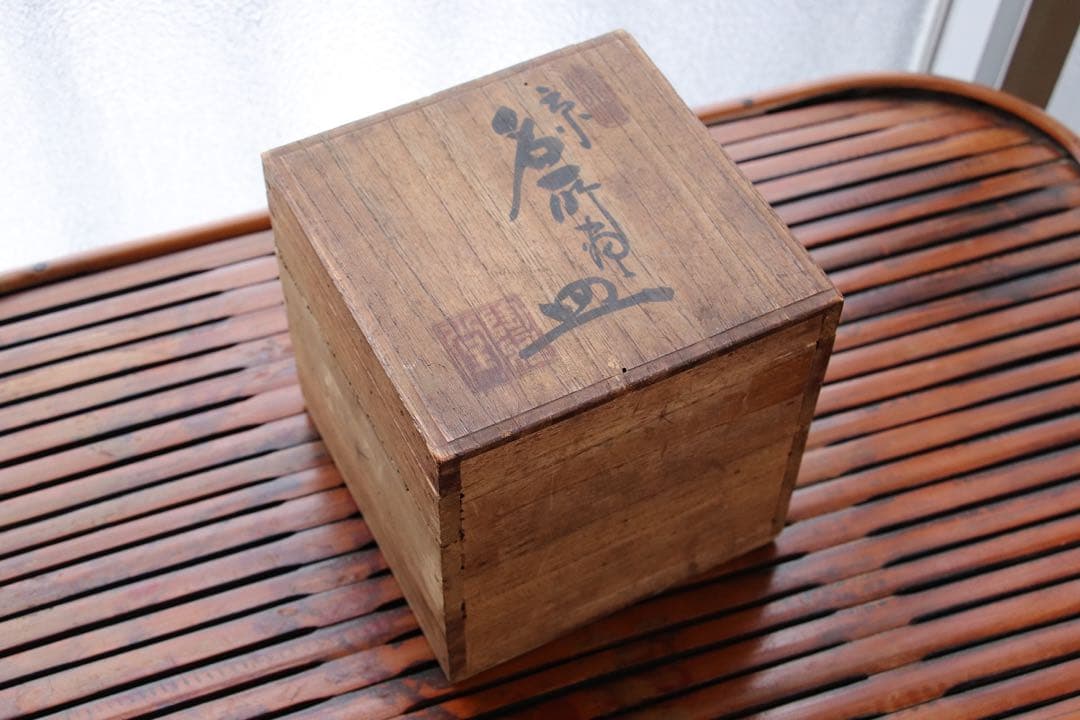 陶芸　清水焼　京都名所絵皿　８枚　木箱付　11.8cm