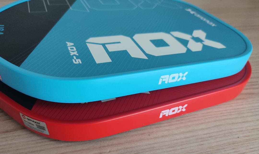 ピックルボール パドル セット ARRONAX カーボン加工の摩擦面 青 赤 2