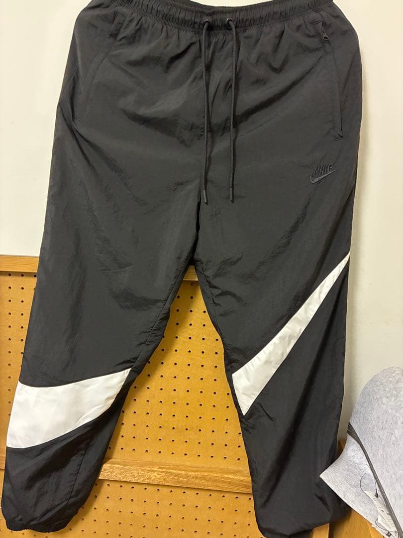 NIKE ブラック ナイロンジャージ上下セット Mサイズ