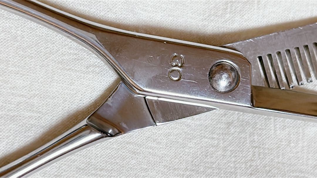 トリミングシザー 左利き用 すきばさみ トリマー　犬