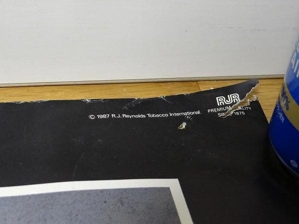 80年代 ロータス ホンダ 100T キャメル ポスター ネルソン・ピケ 中嶋悟