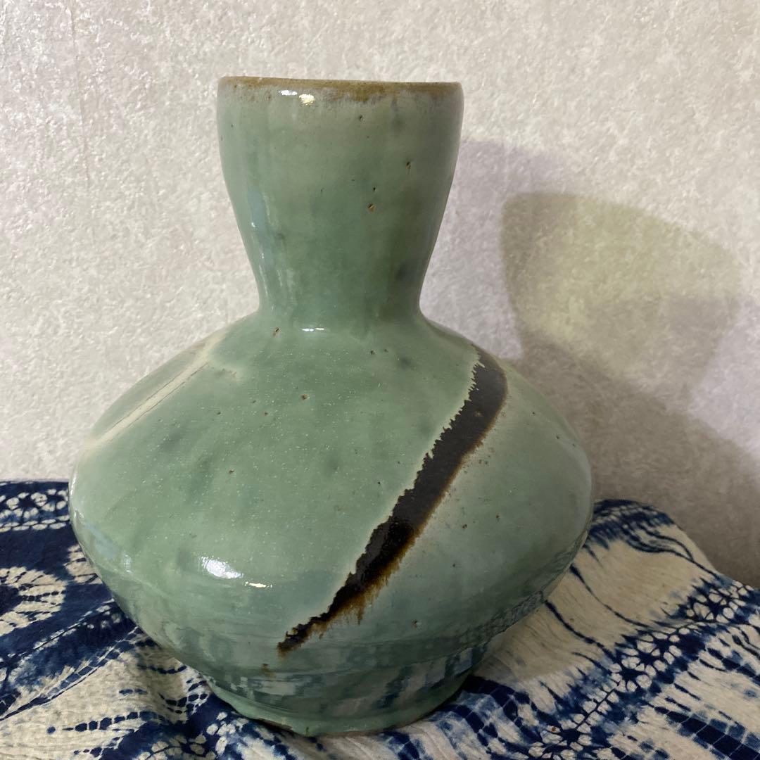 人間国宝　島岡達三　益子　花瓶