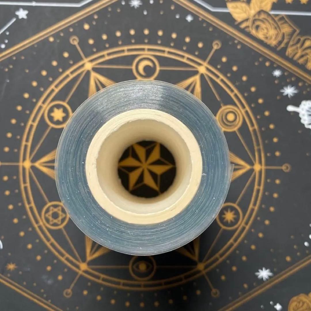 【9189】海外　マステ中古巻　貝殻光マスキングテープ　お花　ガーデン　残量多め