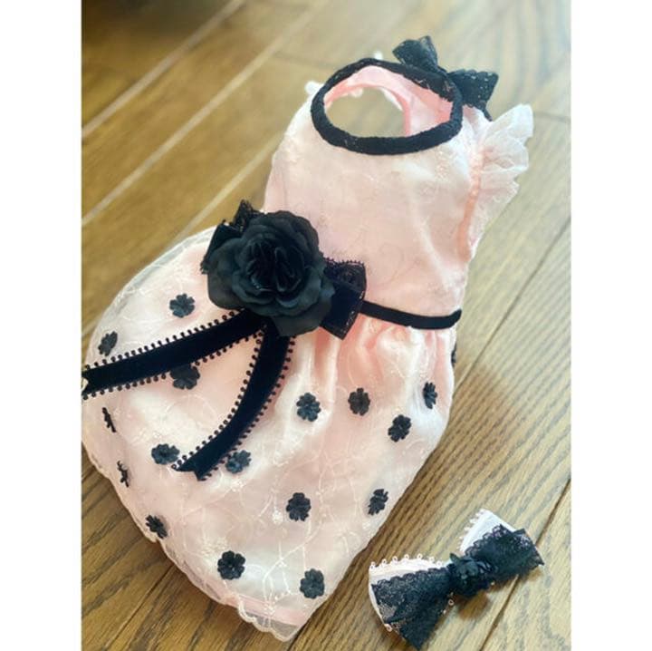 お値下げ！　新品同様　ボンボンジュール　プチノワール サイズ3 バレッタ付き