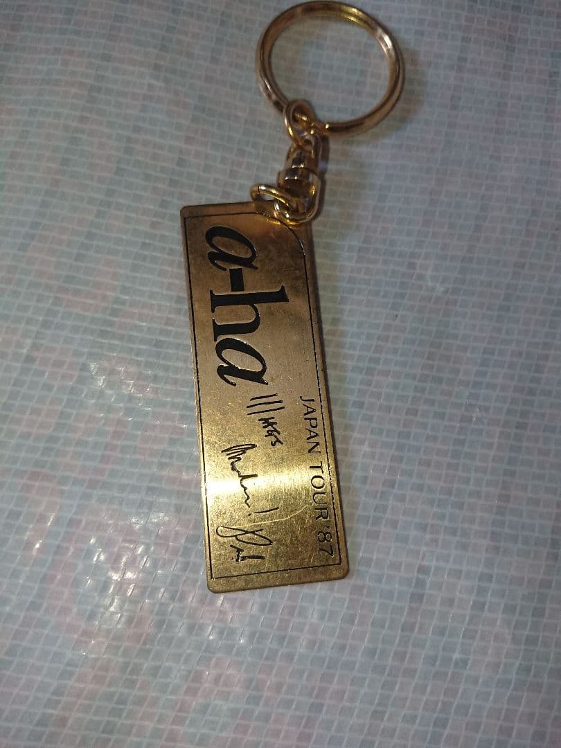 a-ha キーホルダー JAPAN TOUR 1987