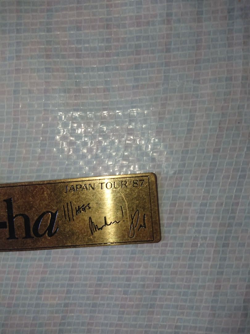 a-ha キーホルダー JAPAN TOUR 1987