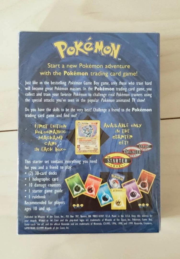 未開封　ポケモンカード　スターターセット　パック第1弾　旧裏　英語版