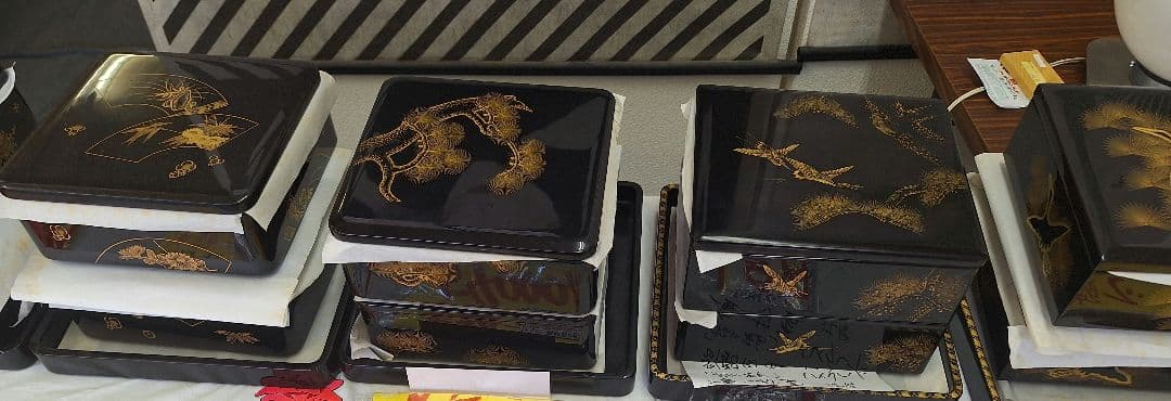 新品！河和田(越前)塗り二ッ重ね御重