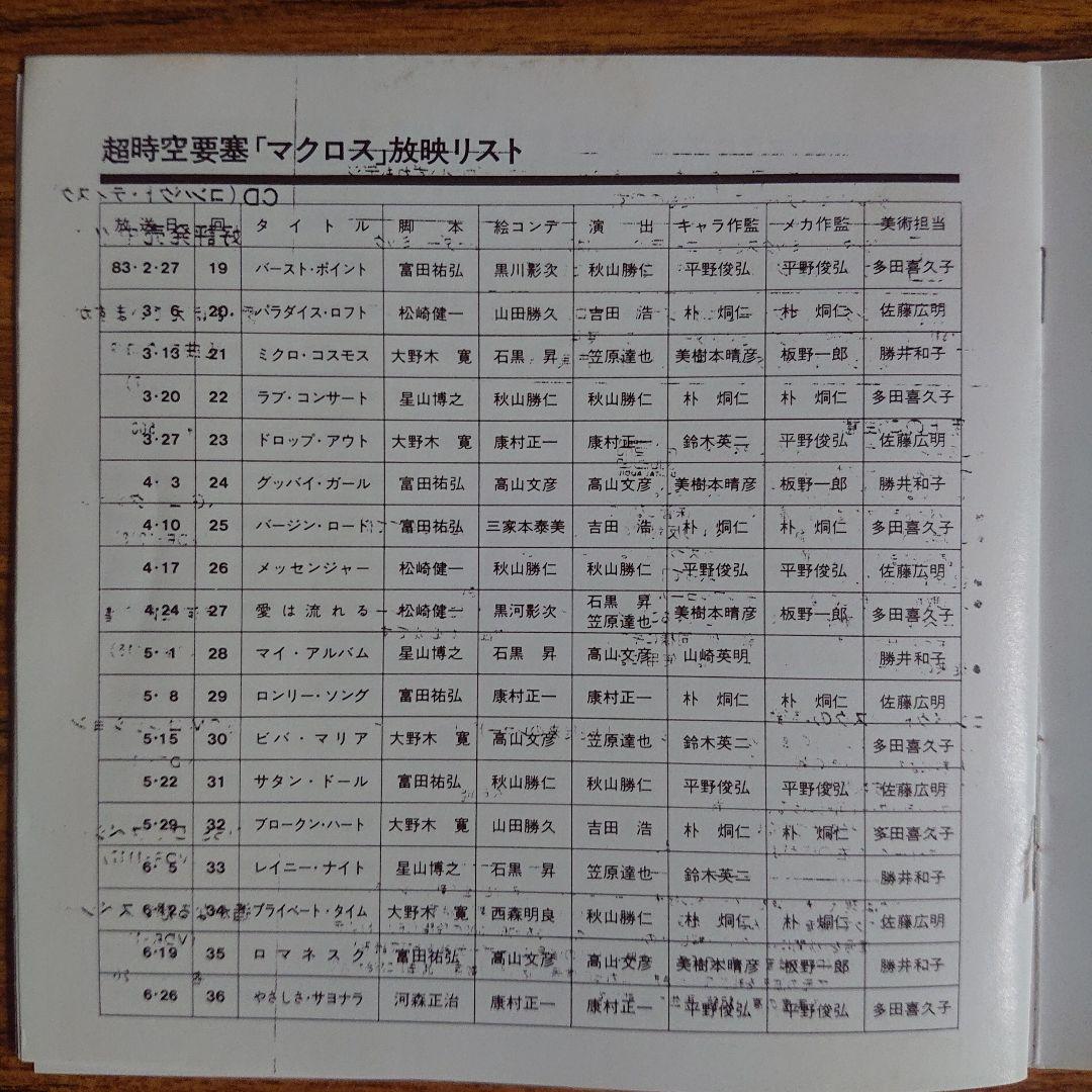 「超時空要塞マクロス」遥かなる想いスペシャル