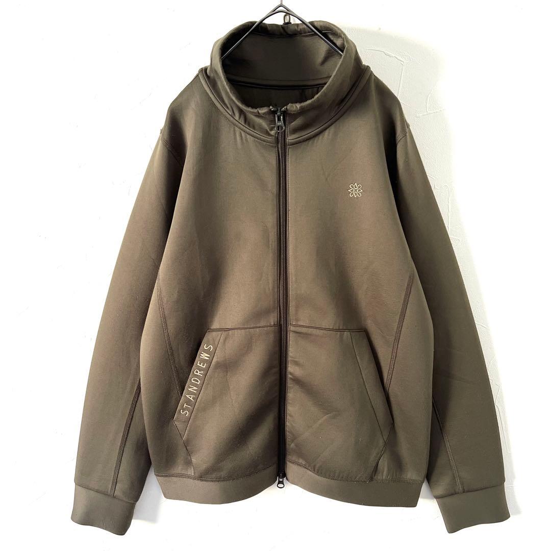 St ANDREWS セントアンドリュース　ダンボールニット　ジャケット　カーキ