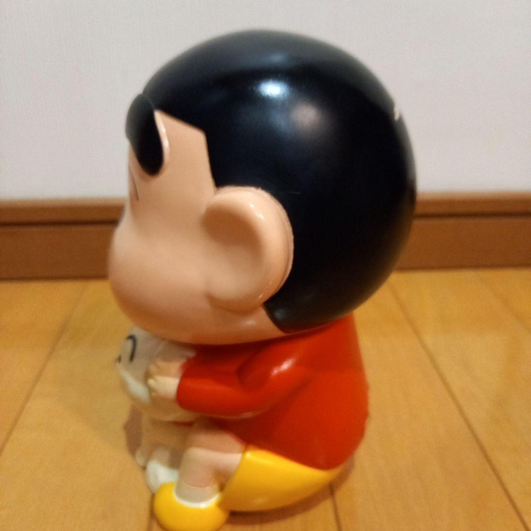 クレヨンしんちゃん　シロ　ソフビ　貯金箱　レトロ
