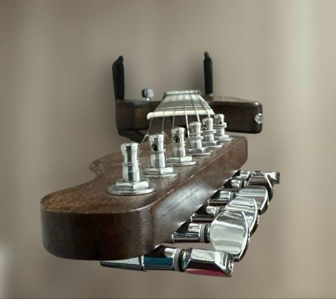 (中古) エレキギター　ブラウンウッドカラー　本体のみ