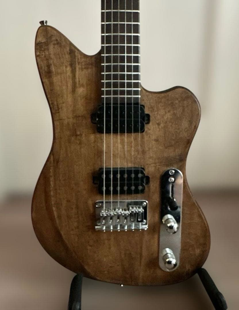 (中古) エレキギター　ブラウンウッドカラー　本体のみ