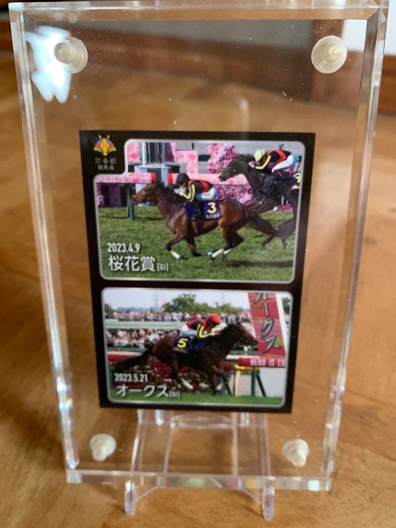 リバティアイランド　三冠記念カード　非売品　新品未使用　クリアケース入り　レア