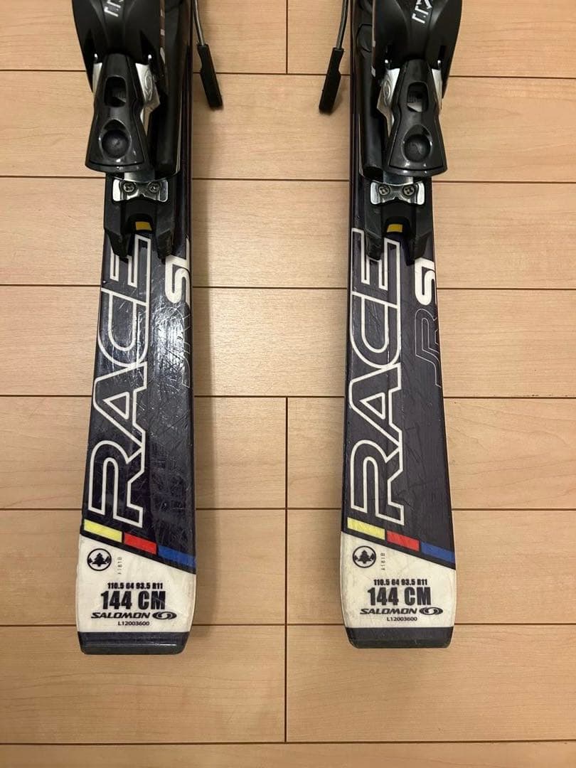 スキー salomon race 3v JR SL 144cm