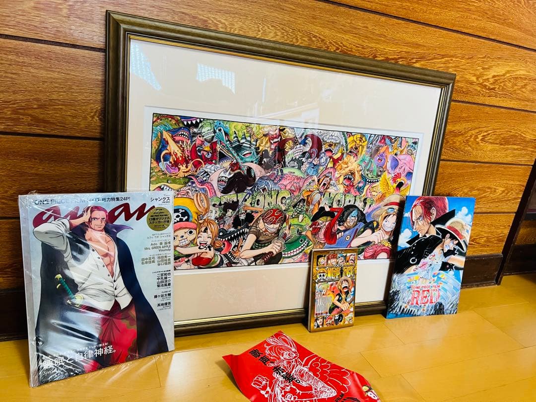 ONE PIECE劇場版STRONG WORLD 高級複製原画　RED特典セット