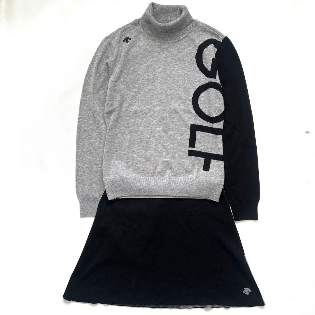 DESCENTE GOLF デサントゴルフ　セットアップ　バイカラー　レディース