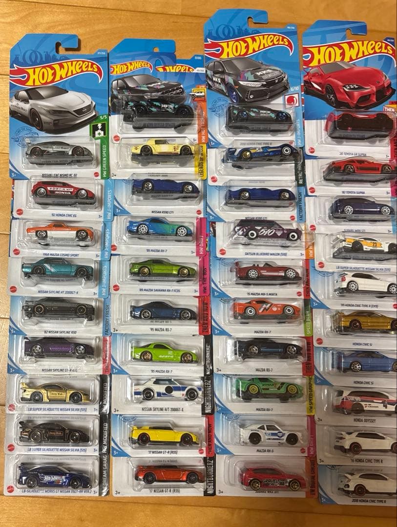 S*t様 ホットウィール 日本車まとめ売り 59台