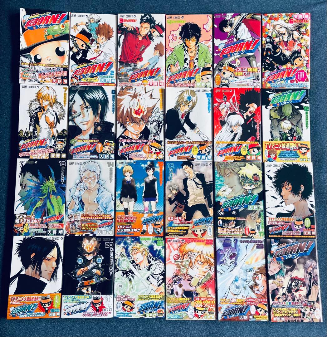 家庭教師ヒットマンReborn! ★ 全巻初版 ★ 帯☆チラシ付き + おまけ